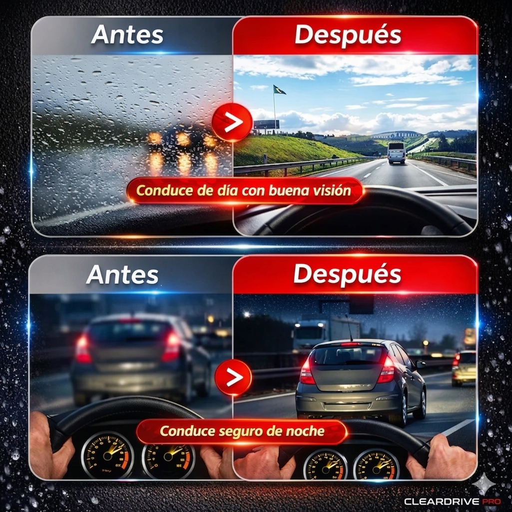 ClearVision™ | Removedor de Manchas Y Grasa de Vidrios🚗