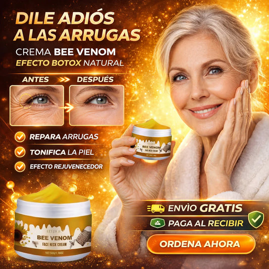 Crema Antiarrugas con Veneno de Abeja ¡Lo conocen cómo 'Botox natural! 🥇